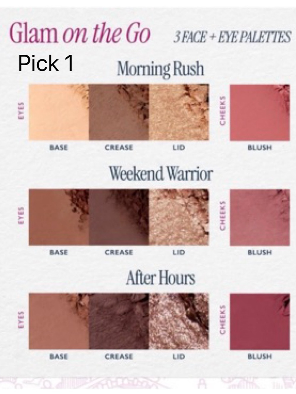 Laura Geller Glam on the Go Palettes Pk. 1